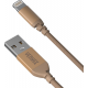 Yenkee Καλώδιο Φόρτισης και Μεταφοράς Δεδομένων USB-A σε Lightning - 100cm - Gold (YCU611GD)