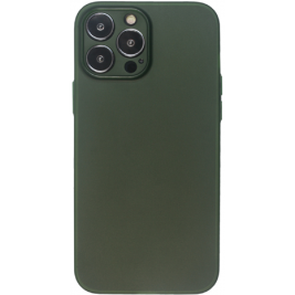 Vivid Θήκη Σιλικόνης Slim Apple iPhone 13 Pro -Transparent / Green (VISLIM197GR)