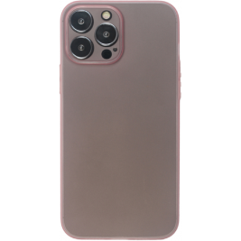 Vivid Θήκη Σιλικόνης Slim Apple iPhone 13 Pro -Transparent / Pink (VISLIM197PK)
