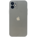 Vivid Θήκη Σιλικόνης Slim Apple iPhone 12 -Transparent / White (VISLIM139WT)
