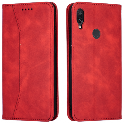 Bodycell Θήκη - Πορτοφόλι Xiaomi Redmi Note 7 / Note 7 Pro - Red (5206015053467)