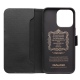 Θήκη iphone 14 Plus 6.7" QIALINO Leather Magnetic Clasp Flip Case-Black