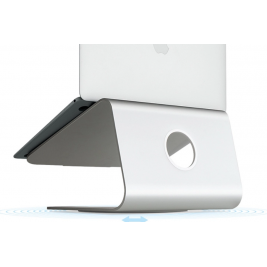 Rain Design mStand 360 - Βάση Αλουμινίου για Laptop έως 17 με Περιστρεφόμενη Βάση - Silver (891607000360)