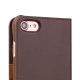 Θήκη iphone 7/8 4.7" genuine QIALINO Classic Leather Wallet Case- Dark Brown