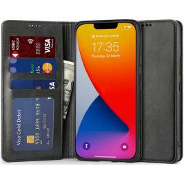Tech-Protect Wallet Magnet - Flip Θήκη Πορτοφόλι Apple iPhone 14 Plus - Black (9589046925672)