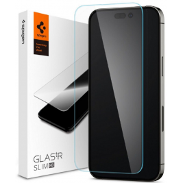 Spigen Tempered Glass GLAS.tR Slim HD - Αντιχαρακτικό Γυαλί Οθόνης Apple iPhone 14 Pro - Clear (AGL05222)