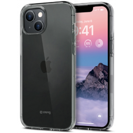Crong Slim Διάφανη Θήκη Σιλικόνης Apple iPhone 14 - 0.8mm - Clear (CRG-CRSLIM-IP1461-TRS)