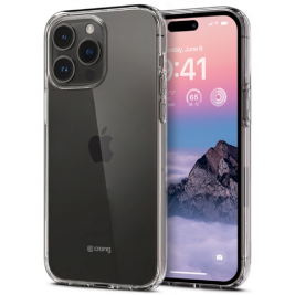 Crong Slim Διάφανη Θήκη Σιλικόνης Apple iPhone 14 Pro Max - 0.8mm - Clear (CRG-CRSLIM-IP1467P-TRS)