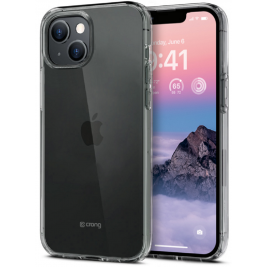 Crong Slim Διάφανη Θήκη Σιλικόνης Apple iPhone 14 Plus - 0.8mm - Clear (CRG-CRSLIM-IP1467-TRS)