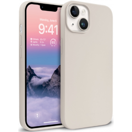 Crong Color Θήκη Premium Σιλικόνης Apple iPhone 14 - Stone Beige (CRG-COLR-IP1461-STN)