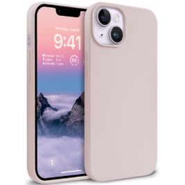 Crong Color Θήκη Premium Σιλικόνης Apple iPhone 14 - Pink Sand (CRG-COLR-IP1461-PNK)