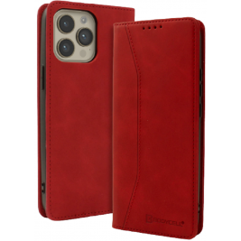 Bodycell Θήκη - Πορτοφόλι Apple iPhone 14 Pro Max - Red (5206015014703)