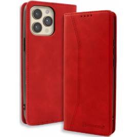 Bodycell Θήκη - Πορτοφόλι Apple iPhone 14 Pro - Red (5206015014666)