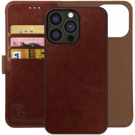 Rosso Element 2 in 1 - PU Θήκη Πορτοφόλι Apple iPhone 13 Pro - Brown (8719246325038)