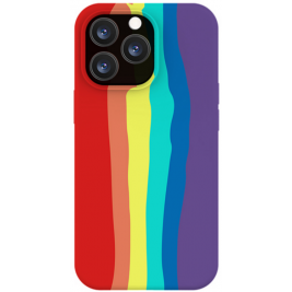 Vivid Silicone Cover - Θήκη Σιλικόνης Apple iPhone 13 Pro - Rainbow (VISILI197RAINBOW)