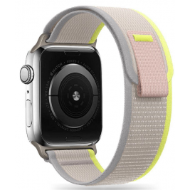 Tech-Protect Nylon Λουράκι - Apple Watch Ultra/SE/8/7/6/5/4 (49/45/44mm) - Beige (9490713929759)