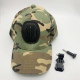 Sports Camera Hat with Quick Release Buckle Mount Compatible for Action Cameras-camouflage
