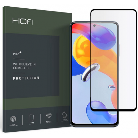 Hofi Premium Pro+ Tempered Glass - Fullface Αντιχαρακτικό Γυαλί Οθόνης - Xiaomi Redmi Note 11 Pro - Black (9589046920790)