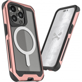 Ghostek Atomic Slim 4 - Ανθεκτική Θήκη MagSafe Apple iPhone 14 Pro - Pink (GHOCAS3089)