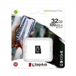 Kingston Κάρτα Μνήμης Canvas Select Plus 32 GB microSDXC, Class 10, V10 (SDCS2/32GB)
