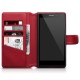 Terrapin Δερμάτινη Θήκη - Πορτοφόλι Sony Xperia L2 - Red (117-005-563)