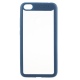Θήκη Xiaomi Redmi Note 5A/ Y1 Lite Silicone Frame + Transparent Acrylic Back Case-blue