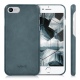 Kalibri Σκληρή Δερμάτινη Θήκη Apple iPhone SE 2022 / 2020 / 8 / 7 - Dark Blue (39345.17)