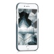 Kalibri Σκληρή Δερμάτινη Θήκη Apple iPhone SE 2022 / 2020 / 8 / 7 - Dark Blue (39345.17)