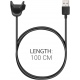 KW Καλώδιο Φόρτισης USB - Samsung Galaxy Fit e - 100cm - Black (49584.01)