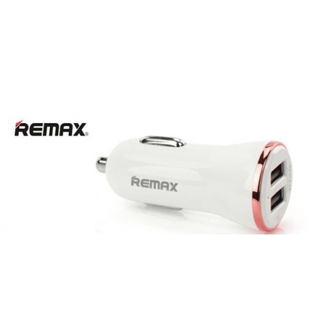 REMAX Φορτιστής αυτοκινήτου Dolphin Dual Port (RCC-206)- rose gold