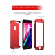 Θήκη iPhone 8 plus 5.5" IPAKY Original Full Protection PC Matte Cover + Screen Protector-Red
