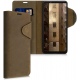 Kalibri Δερμάτινη Suede Θήκη Πορτοφόλι Sony Xperia 10 II - Brown (51984.05)