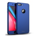 Θήκη iPhone 8 plus 5.5'' IPAKY Original Full Protection PC Matte Cover + Screen Protector-Blue