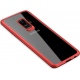 Θήκη Samsung Galaxy S9 IPAKY Focus Series TPU Frame + Clear Acrylic Back Case-Red