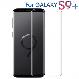 Tempered glass (small size for cases) Samsung Galaxy S9 Plus-transparent