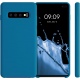 KWmobile Soft Flexible Rubber Cover - Θήκη Σιλικόνης Samsung Galaxy S10 Plus - Caribbean Blue (49028.224)