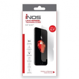 Tempered glass iNOS 9H 0.33mm για smartphones 5.7'' (149.08 x 73.08mm)- clear