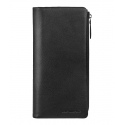 Θήκη Universal up to 6" genuine QIALINO Leather Phone Clutch Wallet-Black