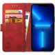 Rosso Element PU Θήκη Πορτοφόλι Apple iPhone 13 Pro - Red (8719246324826)