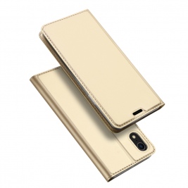 Θήκη iPhone XR DUX DUCIS Skin Pro Series Leather Flip Case-gold
