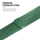 Crong Milano Steel - Premium Μεταλλικό Λουράκι Apple Watch SE/8/7/6/5/4 (41/40mm) - Green (CRG-40MST-GR)