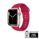 Crong Liquid Λουράκι Premium Σιλικόνης Apple Watch SE/8/7/6/5/4 (41/40mm) - Raspberry (CRG-40LQB-RSB)