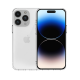 Vivid Σετ Διάφανη Θήκη Σιλικόνης & Full Face Tempered Glass - Apple iPhone 14 Pro Max - Transparent / Black (VIGELLY298GLASSBK)
