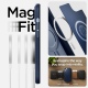 Spigen Mag Armor MagFit - Θήκη Σιλικόνης MagSafe Apple iPhone 14 - Navy Blue (ACS05066)