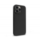 Crong Color Magnetic Θήκη MagSafe Premium Σιλικόνης Apple iPhone 14 Pro - Black (CRG-COLRM-IP1461P-BLK)
