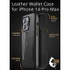 MUJJO Full Leather Wallet Case - Δερμάτινη Θήκη-Πορτοφόλι Apple iPhone 14 Pro Max - Black (MUJJO-CL-030-BK)