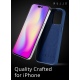 MUJJO Full Leather Case - Δερμάτινη Θήκη MagSafe - Apple iPhone 14 Pro - Blue (MUJJO-CL-027-BL)