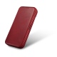iCarer Curved Edge Oil Wax Leather Folio - Δερμάτινη MagSafe Flip Θήκη-Πορτοφόλι - Apple iPhone 14 Plus - Red (AKI14220707-RD)