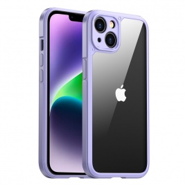Θήκη IPAKY iPhone 14 Plus Anti-fingerprint Detachable 2-in-1 Hard PC+TPU Cover-Purple