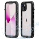 Θήκη αδιάβροχη iPhone 14 6.1" Waterproof Covering Clear Back case Redpepper-Black